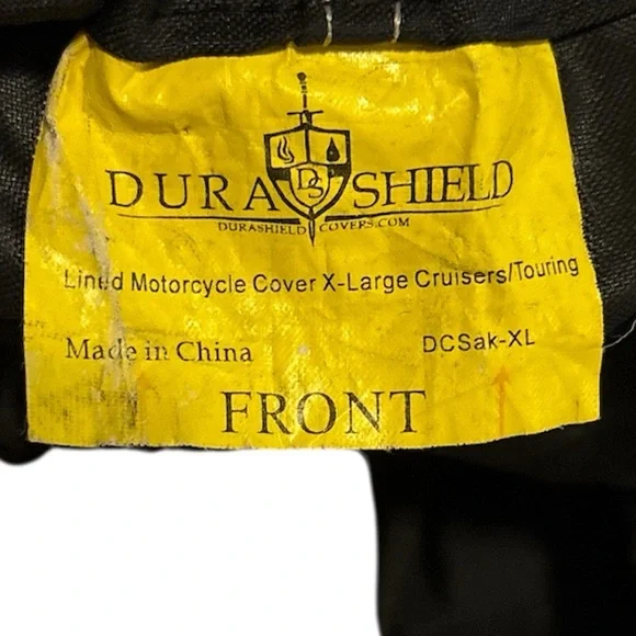 Black and Silver Motorcycle Cover - Picture 6 of 6